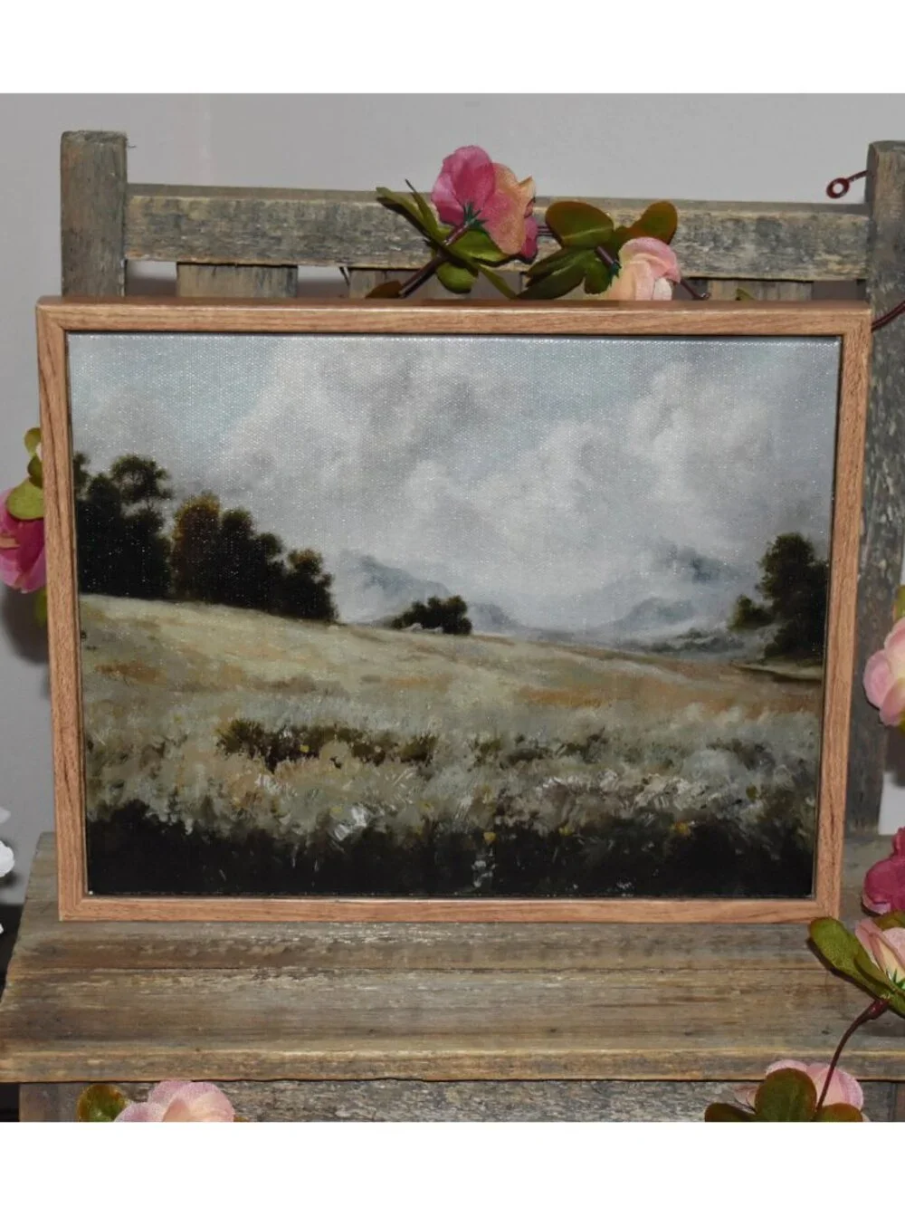 Nature Landscape Canvas Frame Country Farmhouse Home Decor
